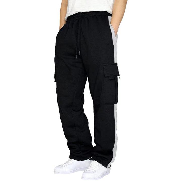 Men's cargo pants with practical side pockets and elastic waist Lune London