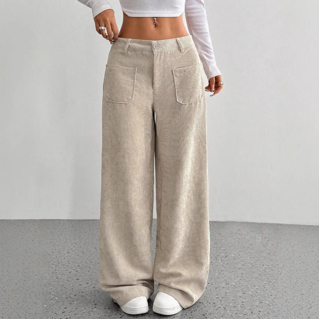 Wide corduroy trousers for women Lune London