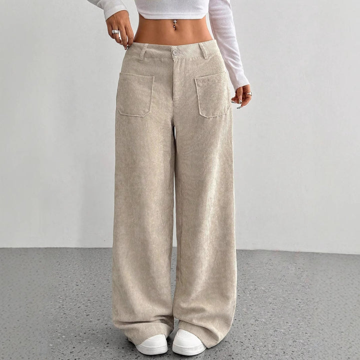 Wide corduroy trousers for women Lune London