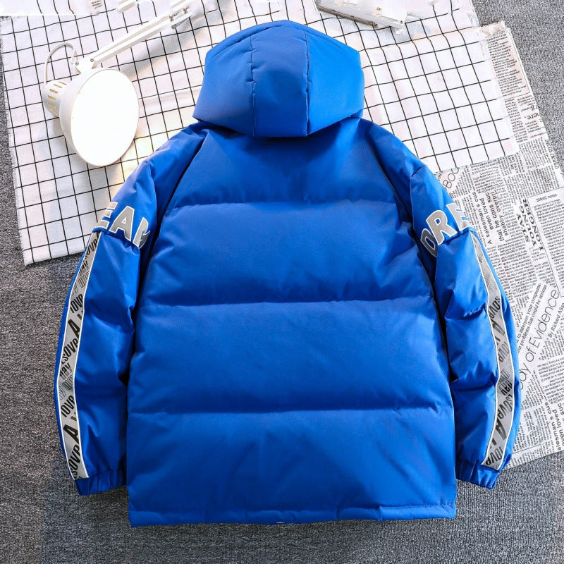 Ladies warm quilted jacket with practical hood and reflective accents Lune London