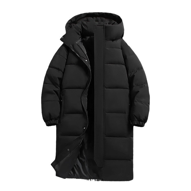 Ladies long down jacket with high collar and windproof properties Lune London