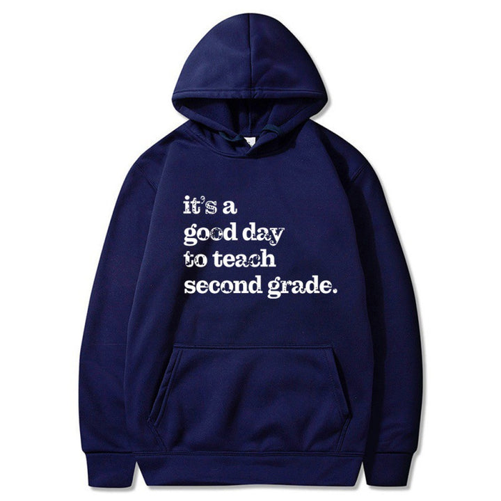 Women's hoodie with inspiring teacher quote and comfortable fit Lune London