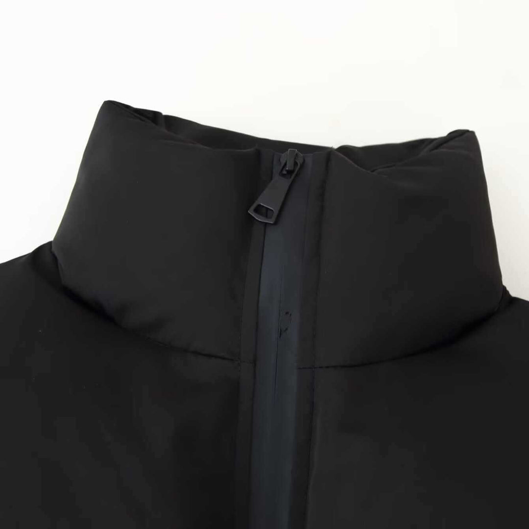 Ladies short down jacket with high collar Lune London