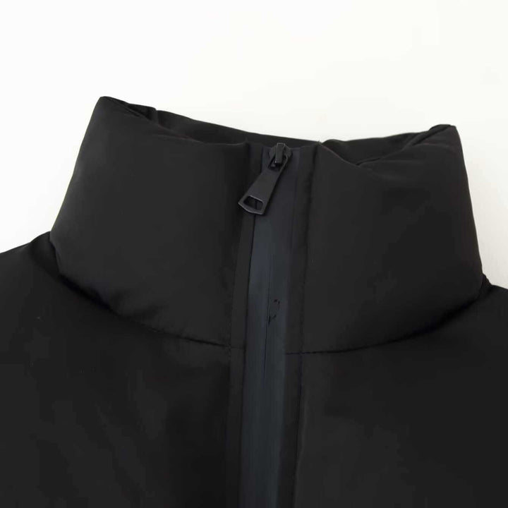 Ladies short down jacket with high collar Lune London