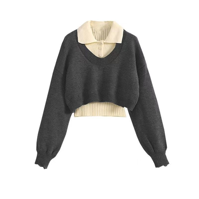 Pull court à la mode pour femmes avec un design unique Chic & Stil