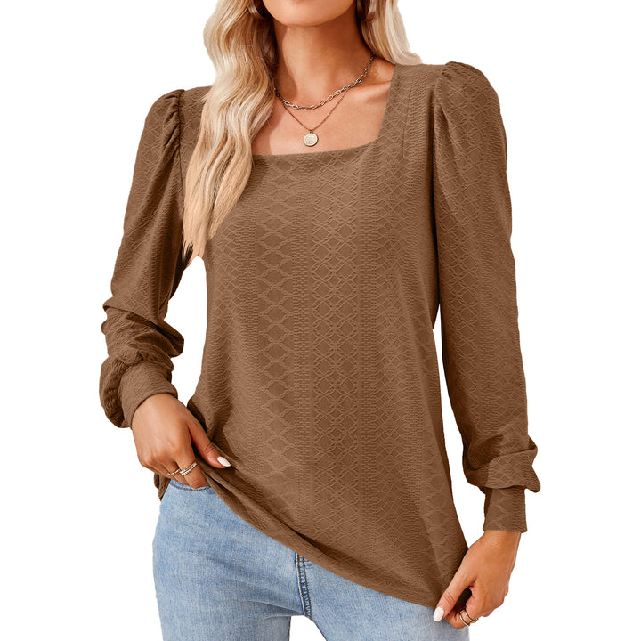 Ladies Light Blouse with Elegant Puff Sleeves and a Structured Design Lune London