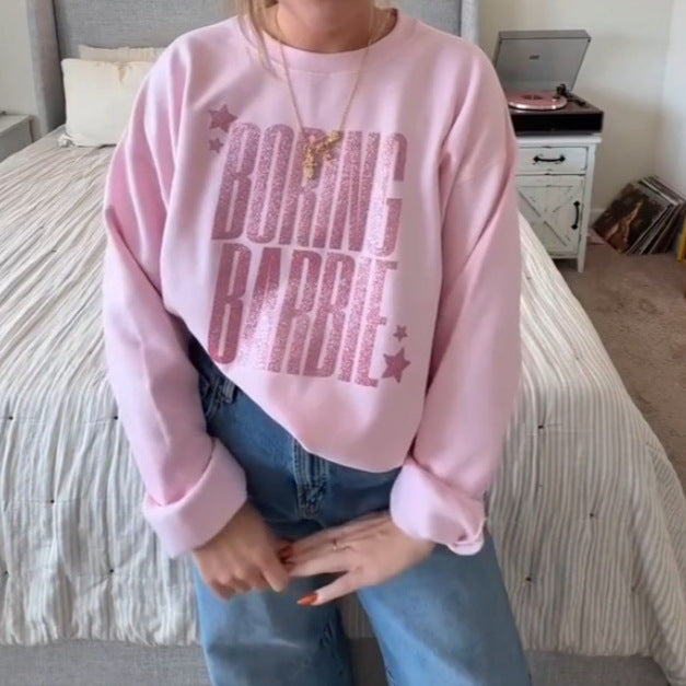 Sweat à capuche pour femme avec impression scintillante Chic & Stil