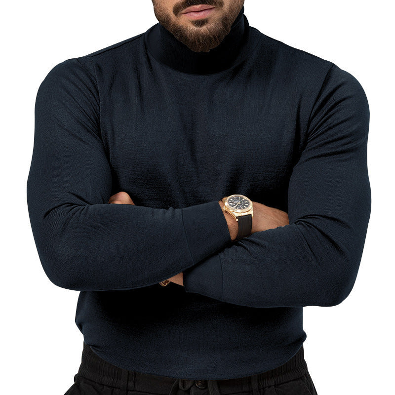 Men's turtleneck sweater with a fine knitted structure and a relaxed fit Lune London