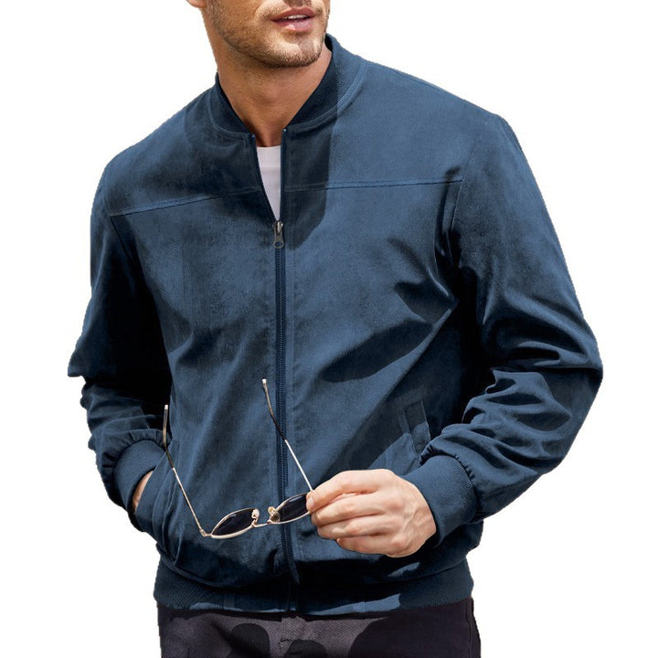 Men's bomber jacket in soft faux leather Lune London