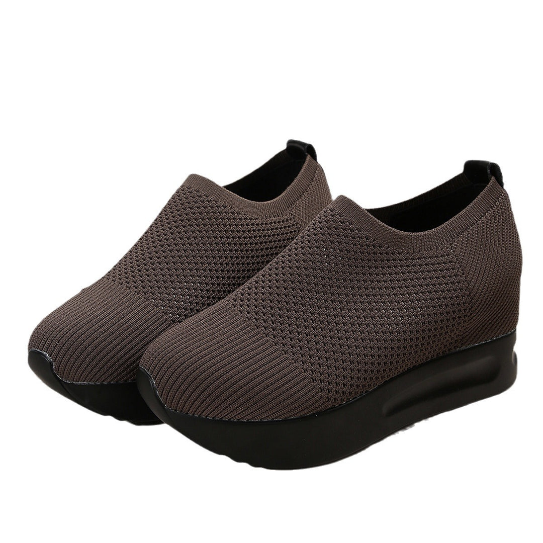 Chic and Stylish Breathable Wedge Sneakers for Women