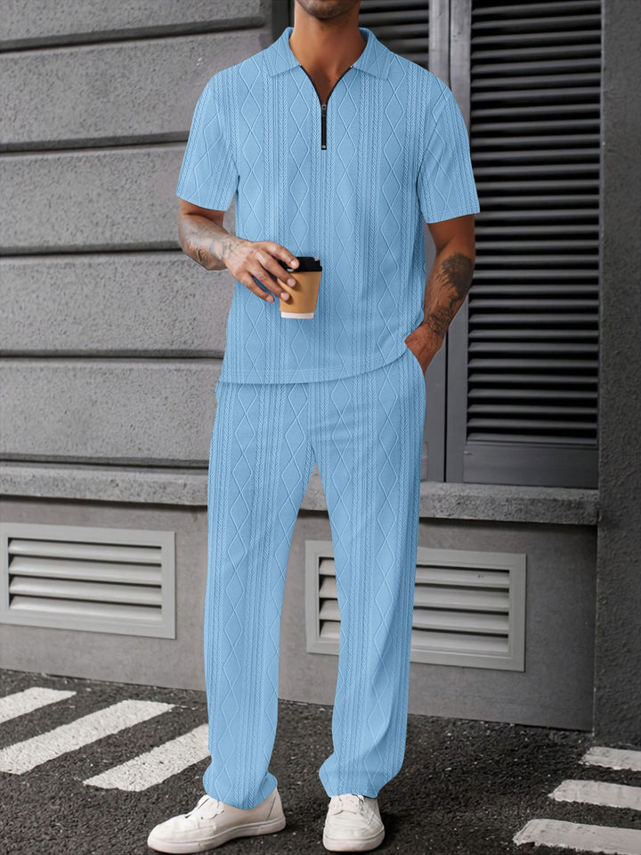 Men's chic knit polo set Lune London