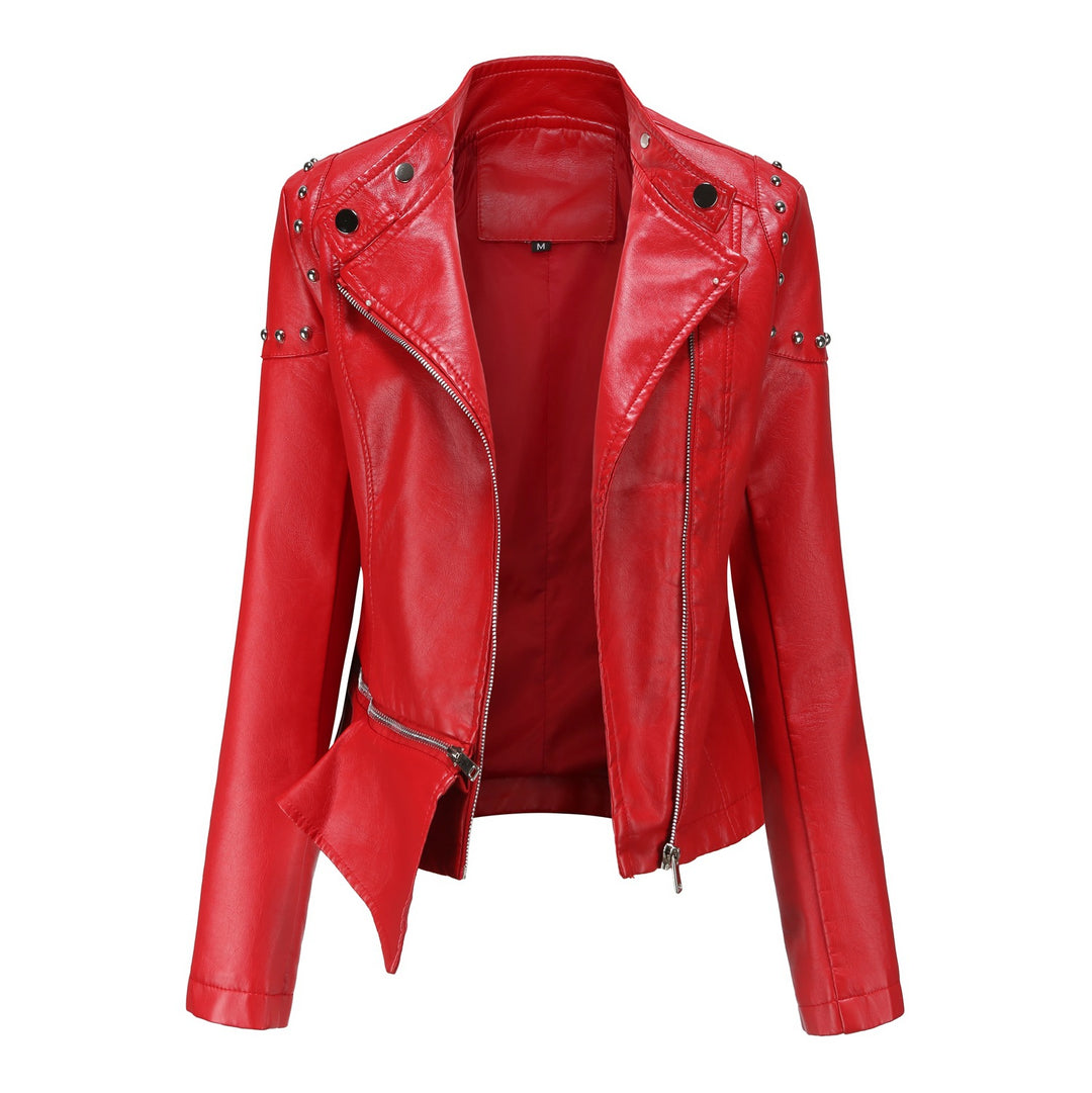 Trendy biker jacket for women with stylish details Lune London
