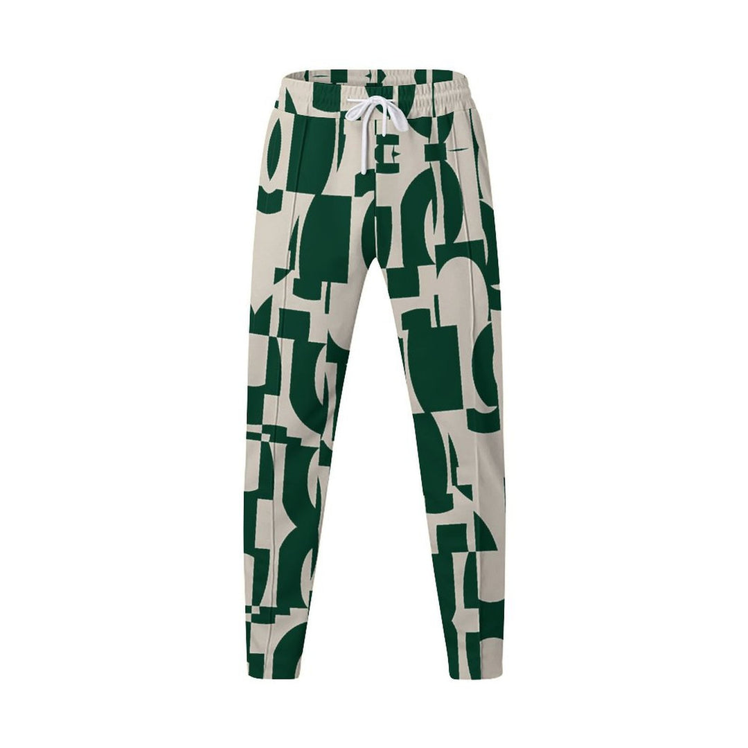 Casual chino pants for women with modern geometric patterns Lune London