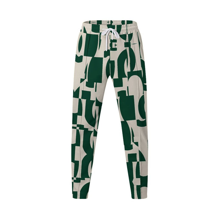 Casual chino pants for women with modern geometric patterns Lune London