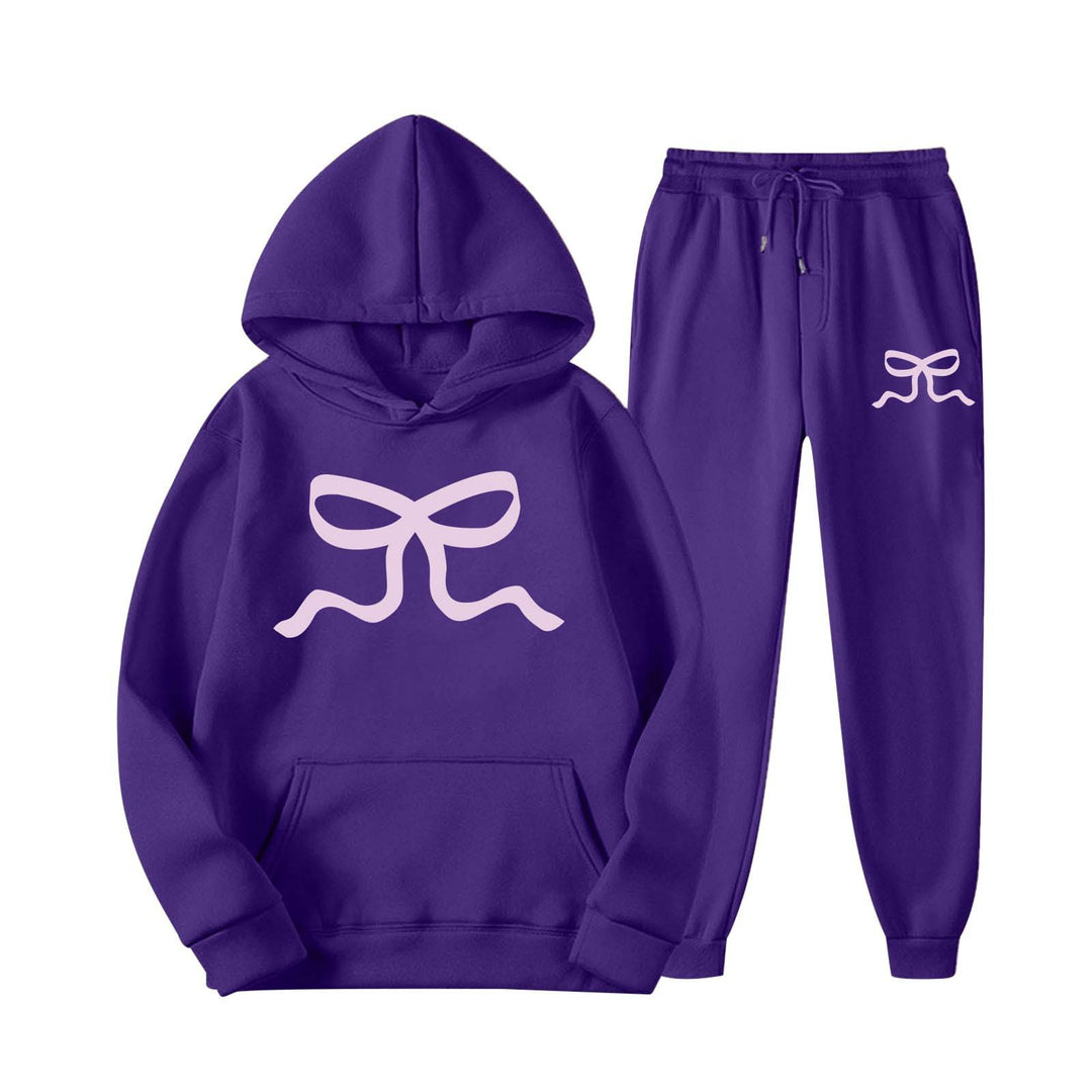 Ensemble de sweat à capuche décontracté et de pantalon de jogging pour femmes Chic & Stil