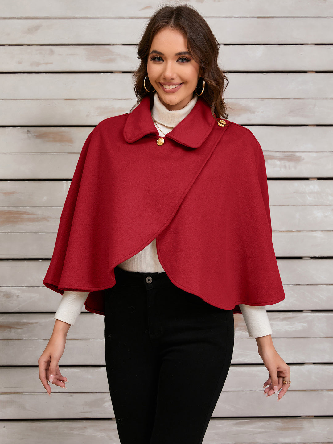 Women’s chic button coat