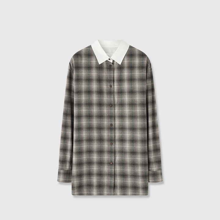 Chemise pour femmes à manches longues en motif vichy moderne Chic & Stil