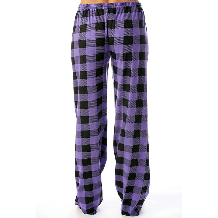 Women's Casual Pants In Checkered Cut Lune London