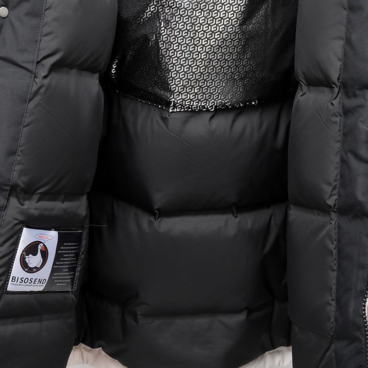 Winter ladies parka with practical pockets and adjustable hood system Lune London