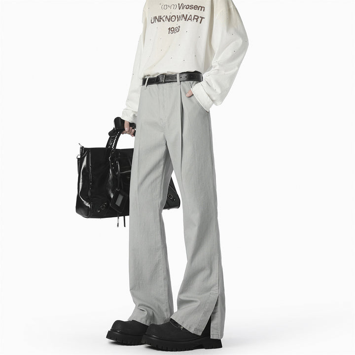 Elegant casual pants for women, wide, with fine pleats and high-quality materials Lune London