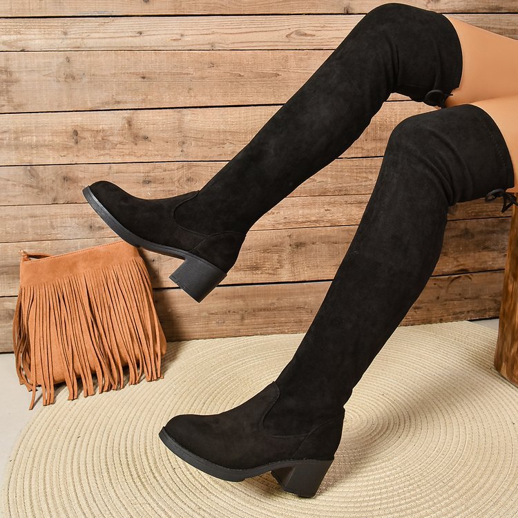 Women's boots with a casual gathered effect Lune London
