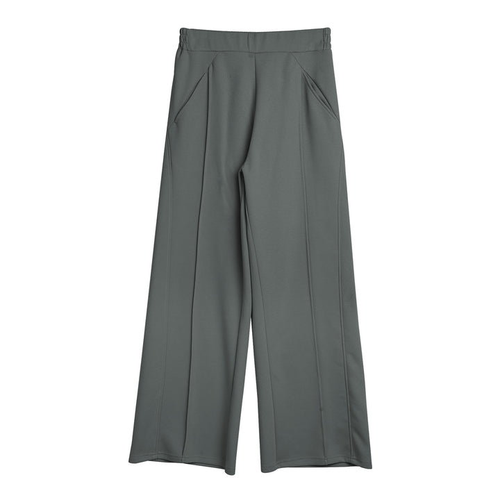 High Waist Culotte with elastic waistband and practical side pockets Lune London