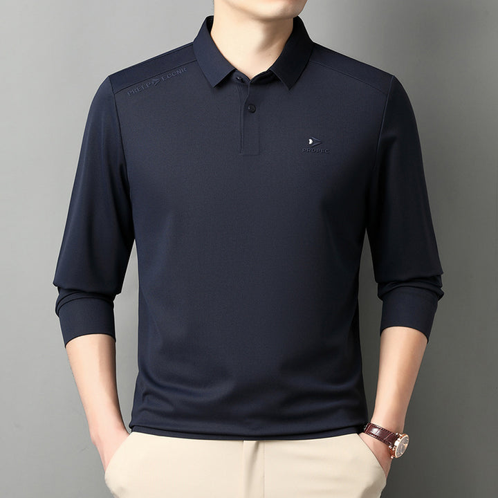 Men's polo with functional design and breathable structure Lune London