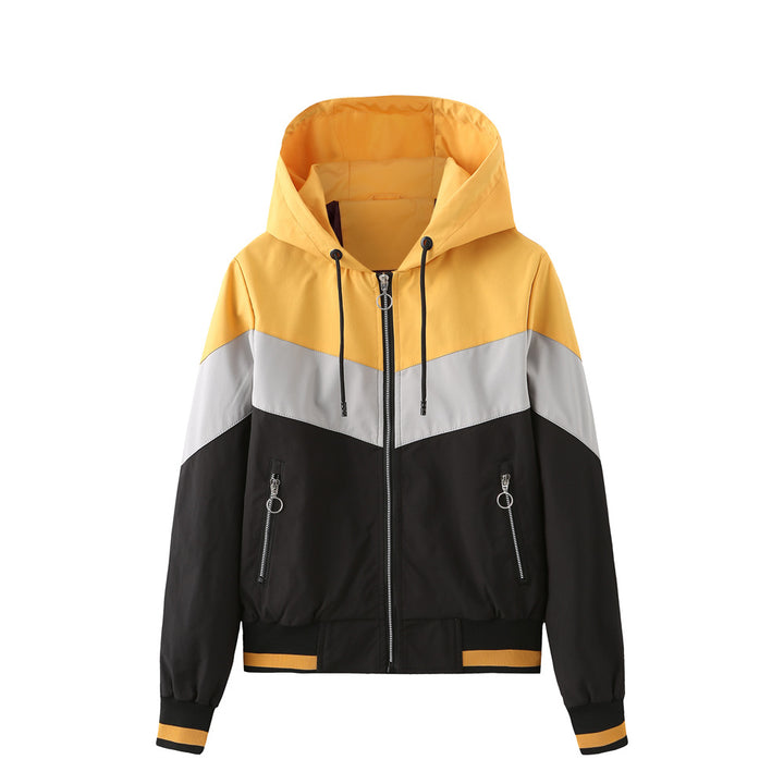 Windbreaker jacket for women with practical zip pockets Lune London