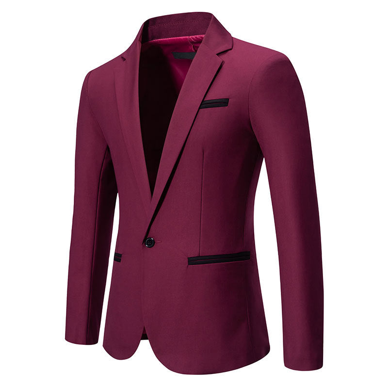 Elegant men's jacket with a modern cut and delicate Lune London accents