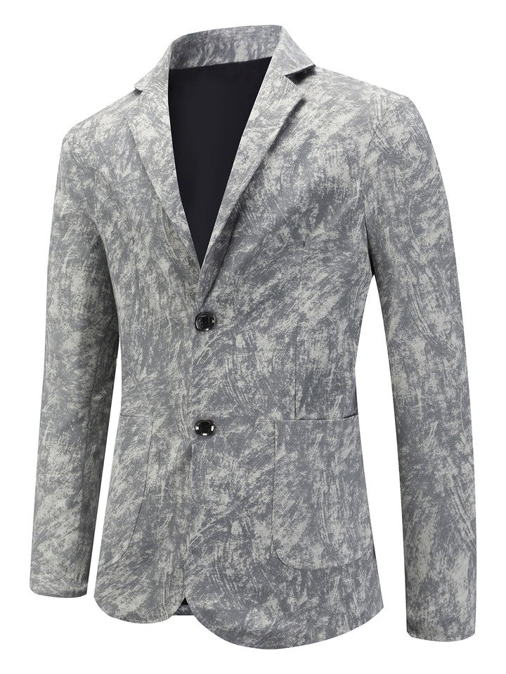Casual structured men's blazer with a modern design and two pockets Lune London
