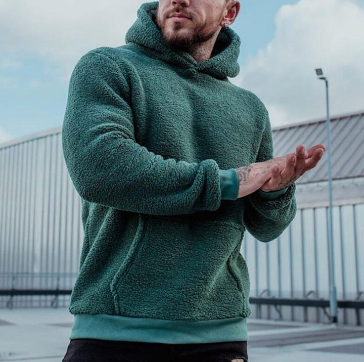 Men's cozy hoodie with kangaroo pocket Lune London