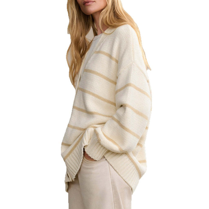 Women Striped Vest with Comfortable Cut Lune London