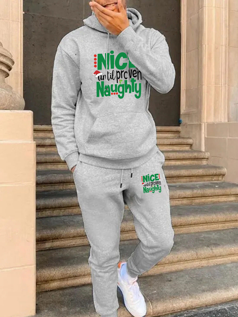 Women Hoodie and Jogging Pants Set with Humorous Print Lune London