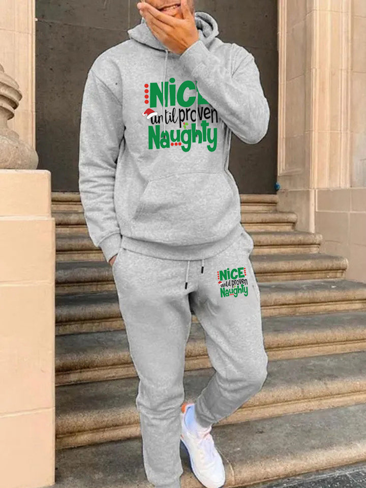 Women Hoodie and Jogging Pants Set with Humorous Print Lune London