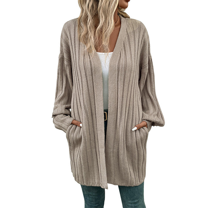 Women’s knitted jacket with ribbed pattern and relaxed fit Lune London