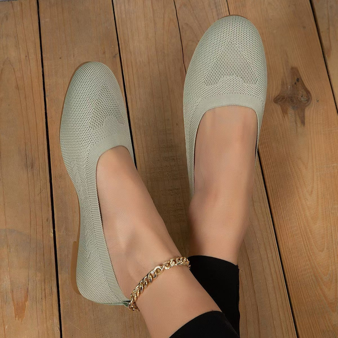 Lune London Stretch Mesh Ballet Flats for Women