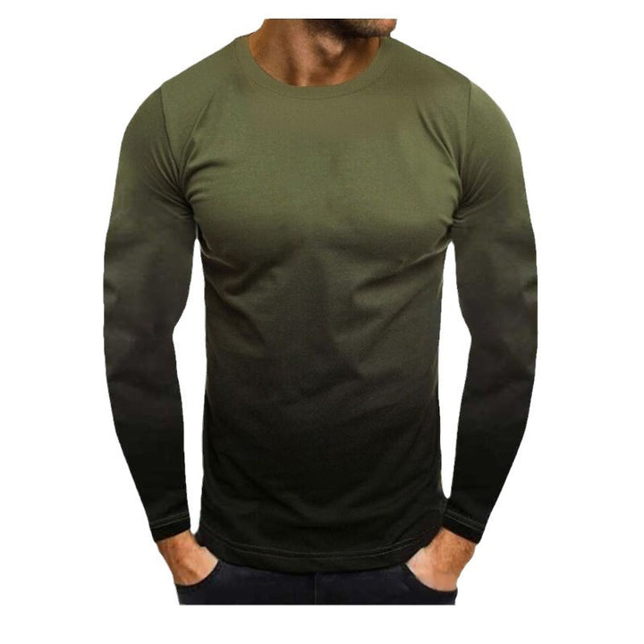 Men's long sleeve shirt with a modern gradient and a fitted cut Lune London