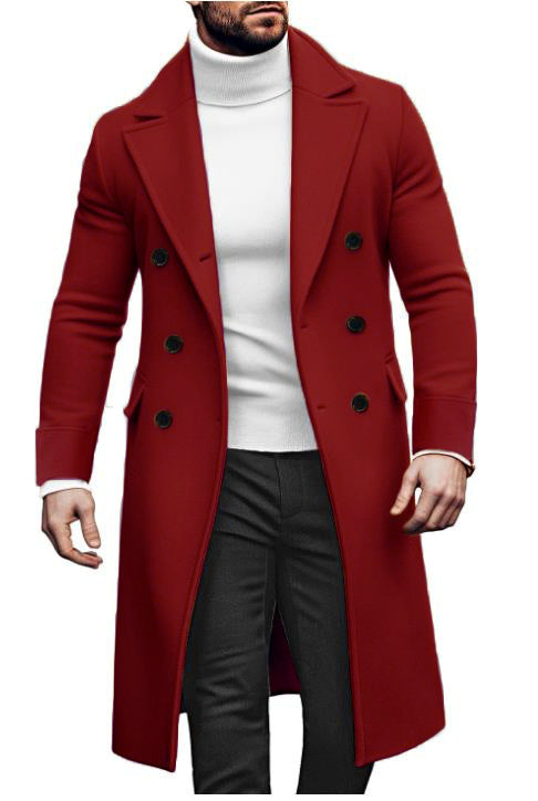 Elegant double-breasted coat for men with modern cut Lune London