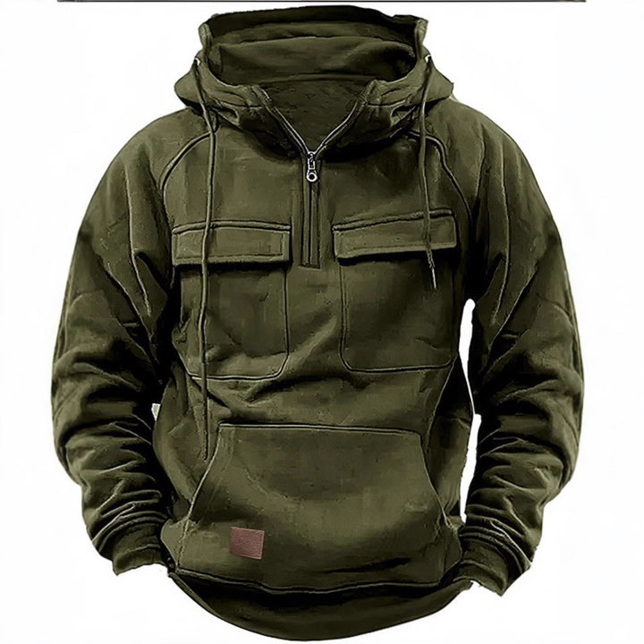 Men's functional hooded sweatshirts with practical pockets Lune London