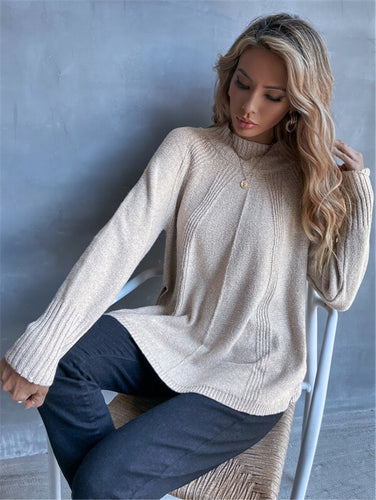 Ladies Oversized Knitted Sweater Lune London