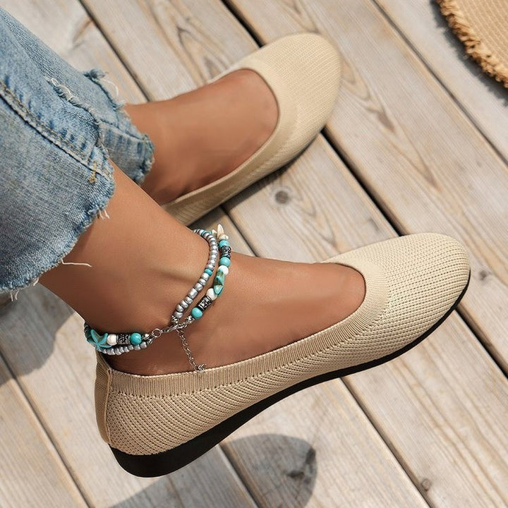 Ladies Comfortable Chic Ballet Flats