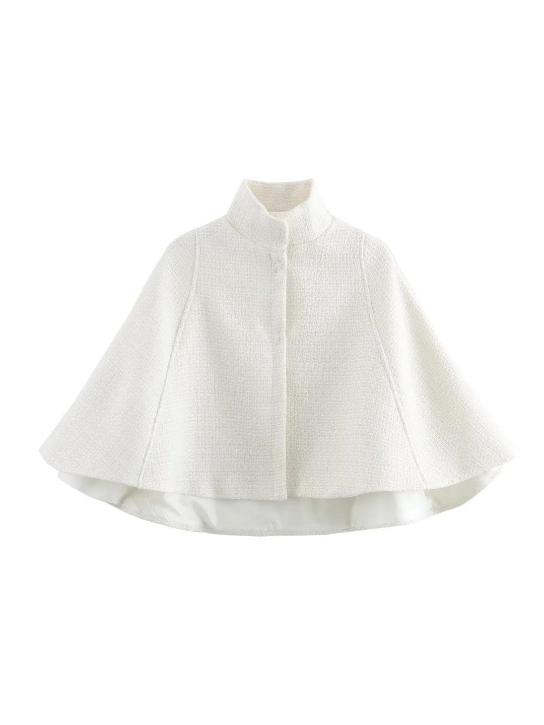 Elegant coat jacket for women in structured fabric Lune London