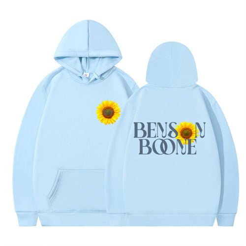 Women's hoodie with unique sunflower design and comfortable fit Lune London