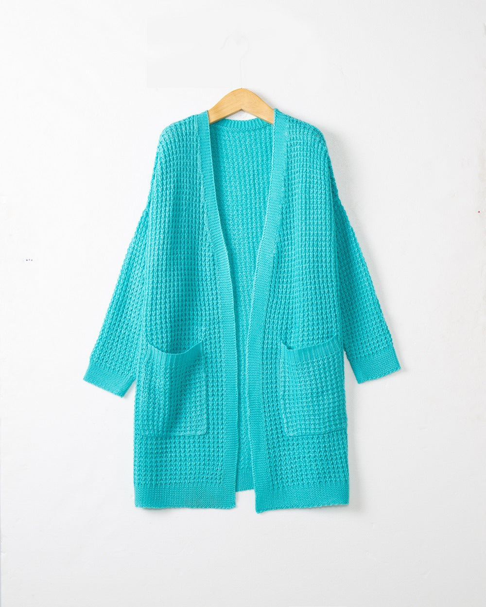 Casual knit cardigan for women with pockets and open cut Lune London