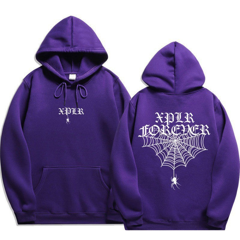 Women’s hoodie with cool graphic prints and kangaroo pocket Chic & Stil