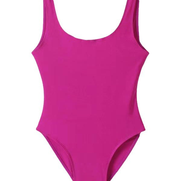 Chic and stylish one-piece sporty swimsuit for women