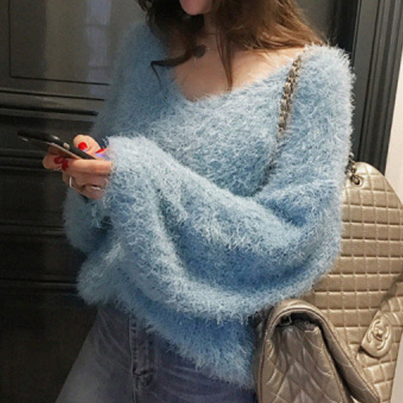 Femme Pull Fluffy Chic & Stil