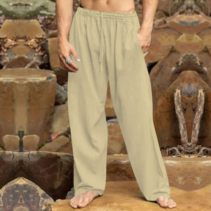 Comfortable casual pants for men with adjustable waist Lune London