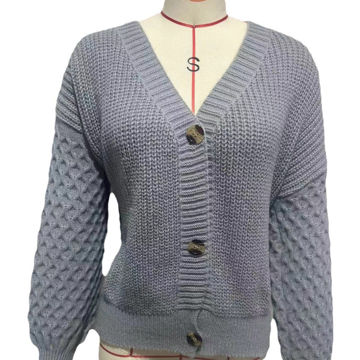 Women's Cardigan with Cable Pattern and Aesthetically Pleasing Design Lune London
