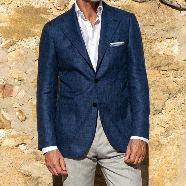 Lightweight summer jacket for men in high-quality linen Chic and Style